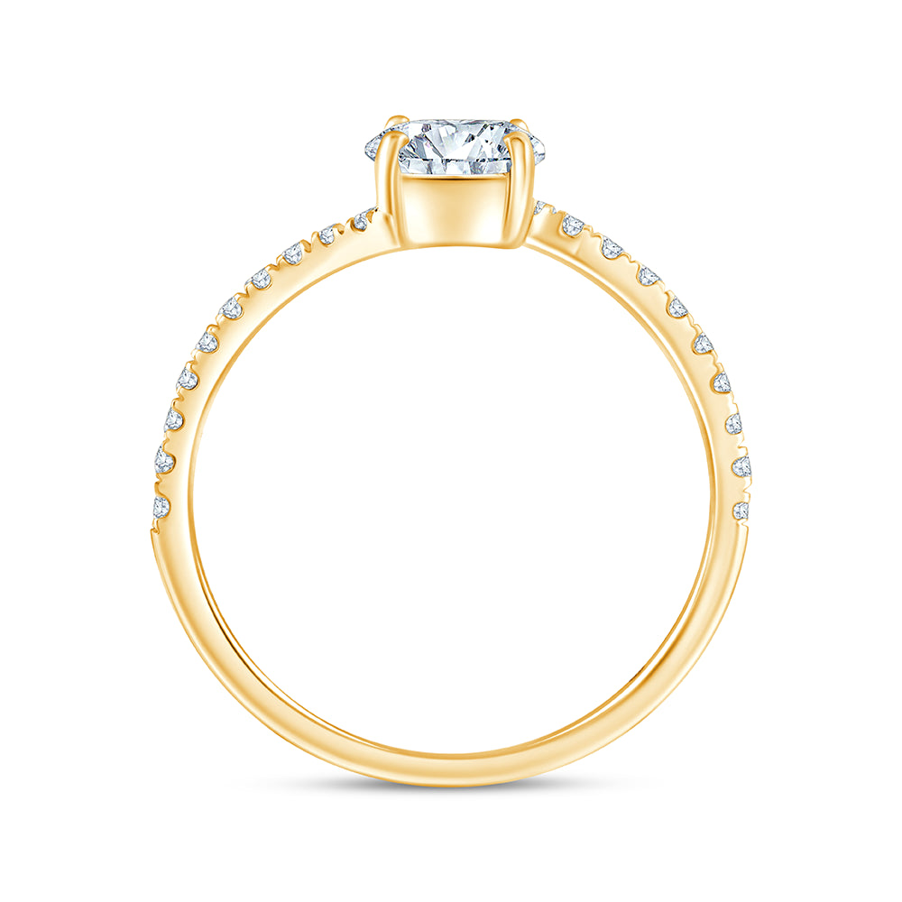 Oval Cut Solitaire Ring