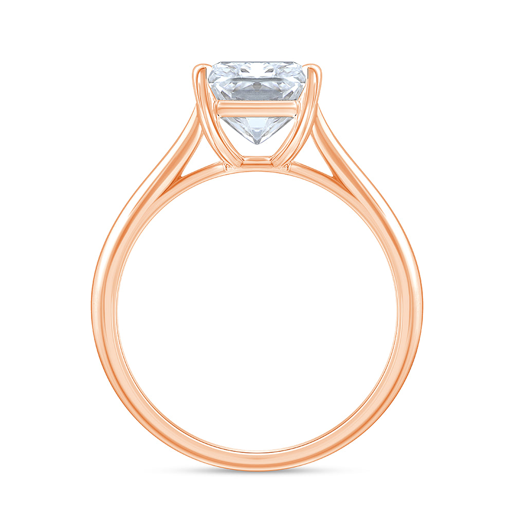 Cushion Cut Solitaire Ring