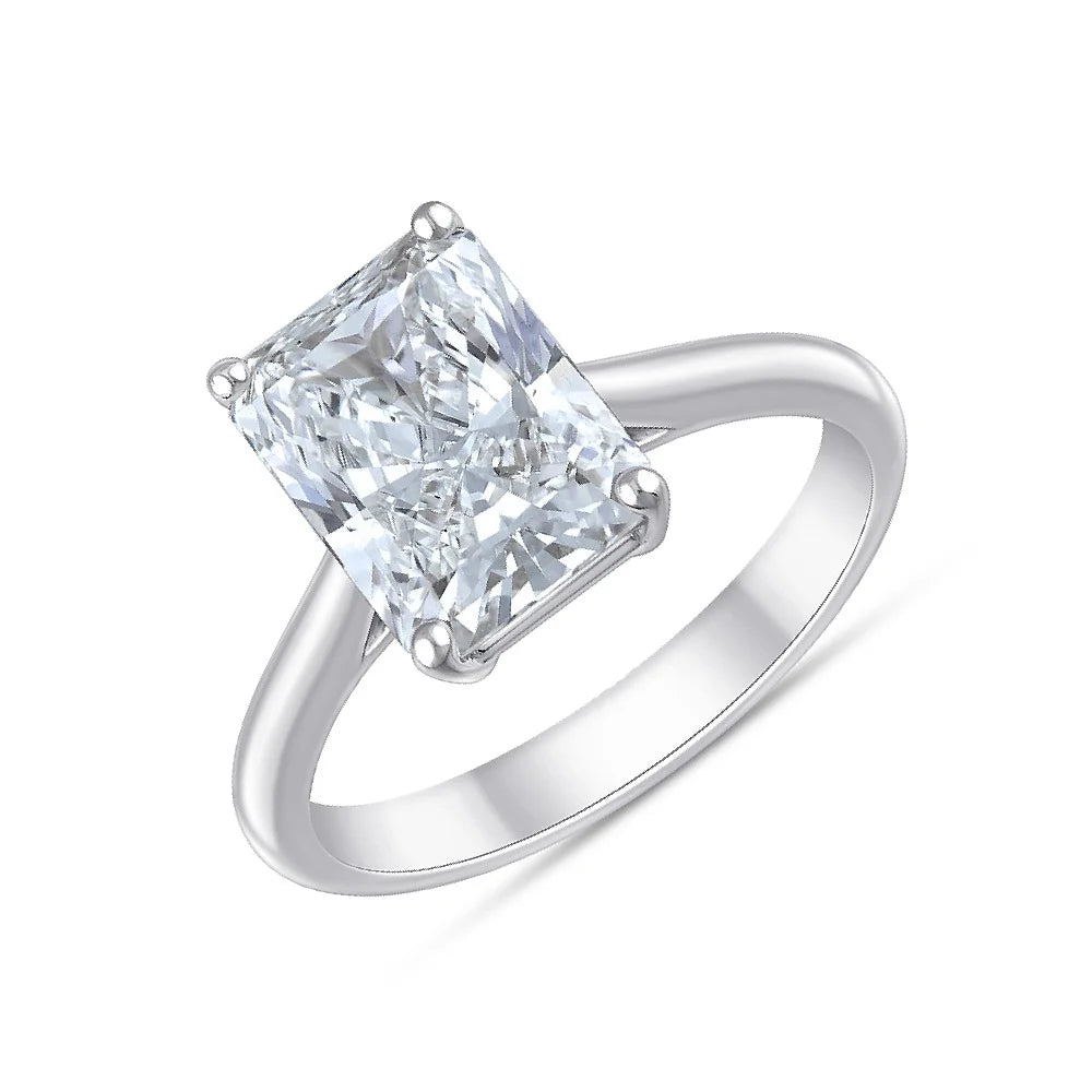 Cushion Cut Solitaire Ring