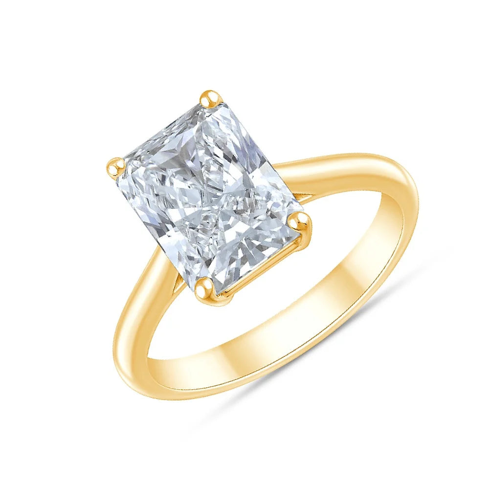 Cushion Cut Solitaire Ring
