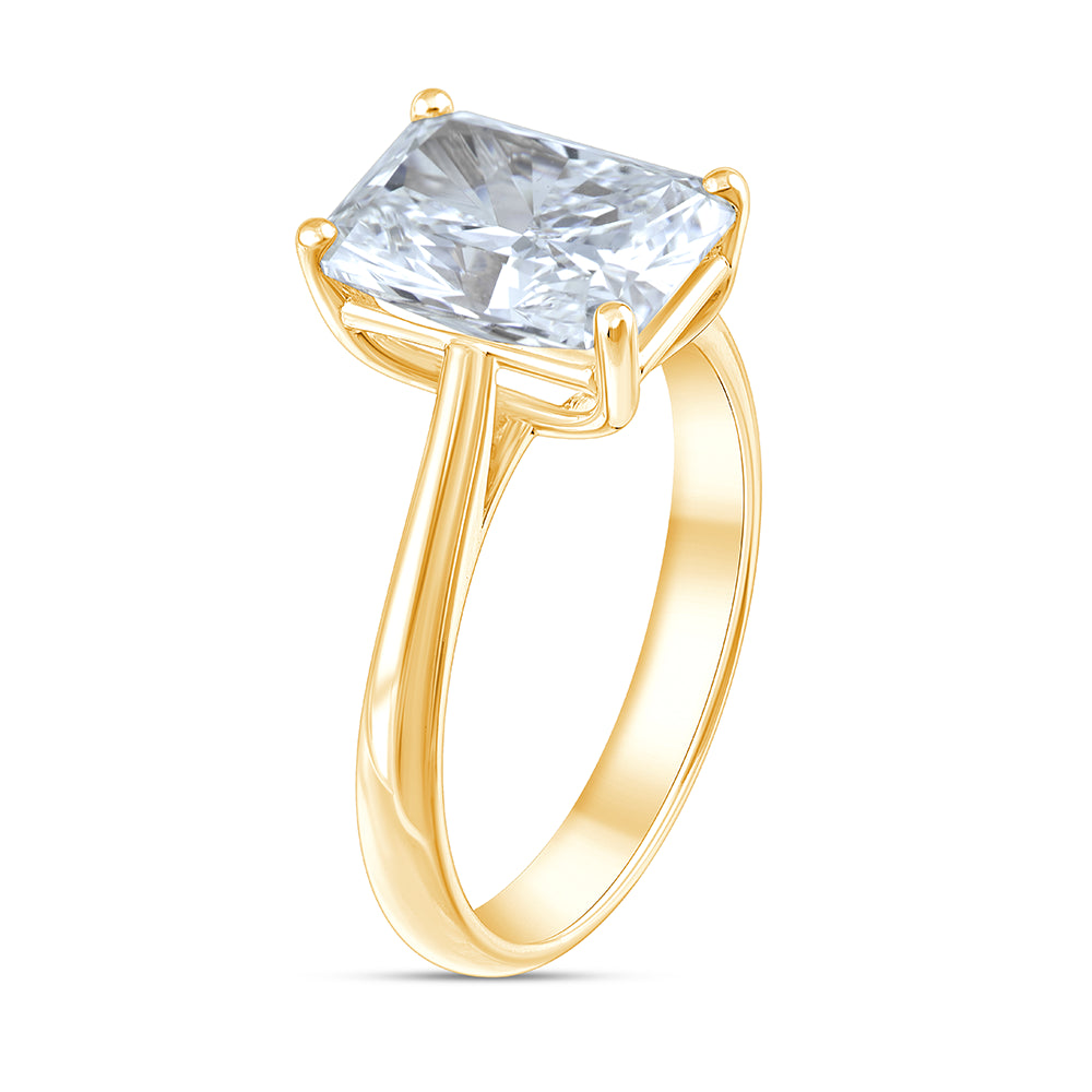 Cushion Cut Solitaire Ring