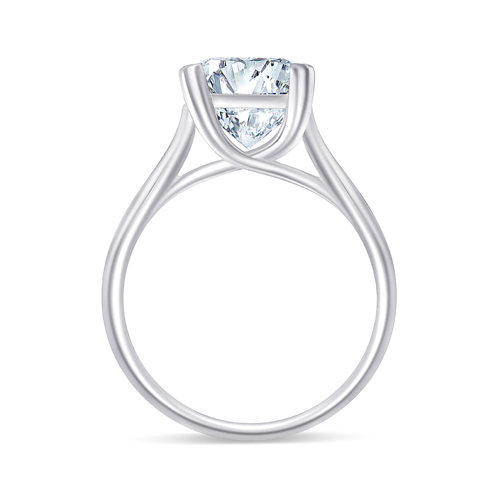 Emerald Cut Solitaire Ring