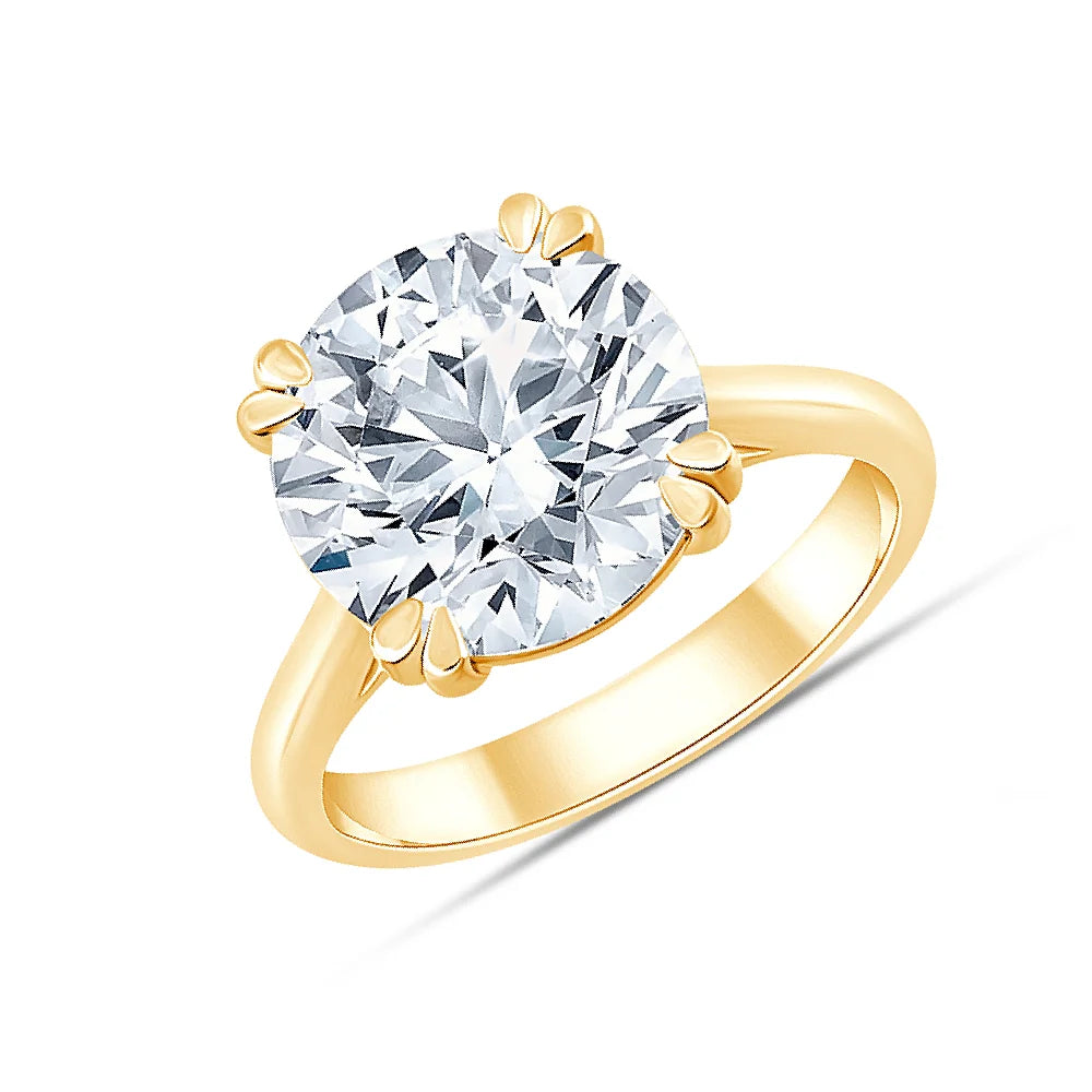 Brilliant Cut Solitaire Ring