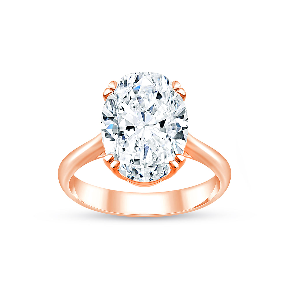 Oval Cut Solitaire Ring