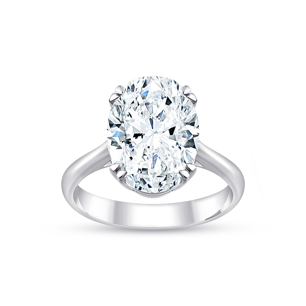 Oval Cut Solitaire Ring