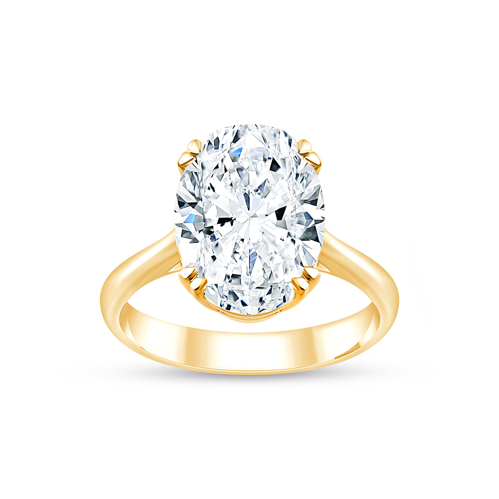 Oval Cut Solitaire Ring