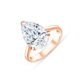Pear Cut Solitaire Ring