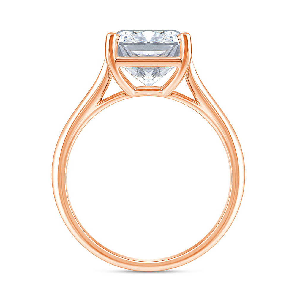 Cushion Cut Solitaire Ring