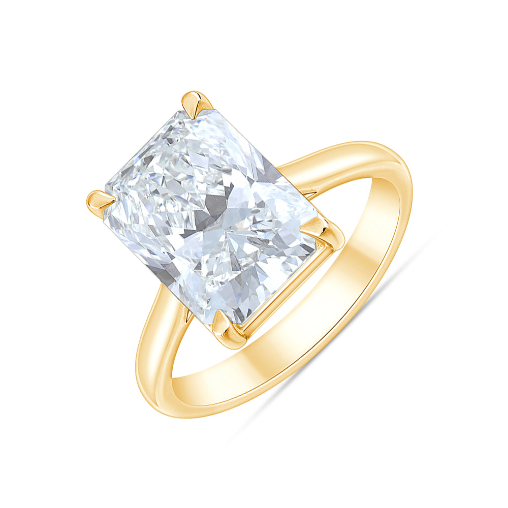 Cushion Cut Solitaire Ring