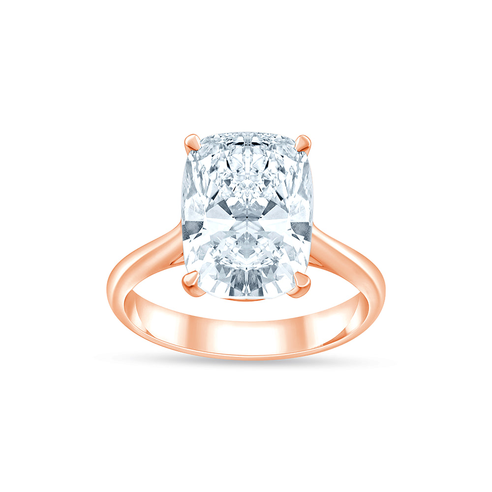 Cushion Cut Solitaire Ring