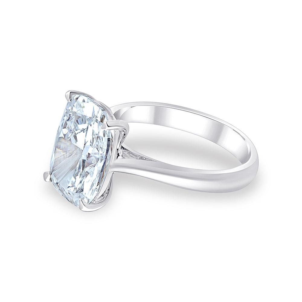 Cushion Cut Solitaire Ring