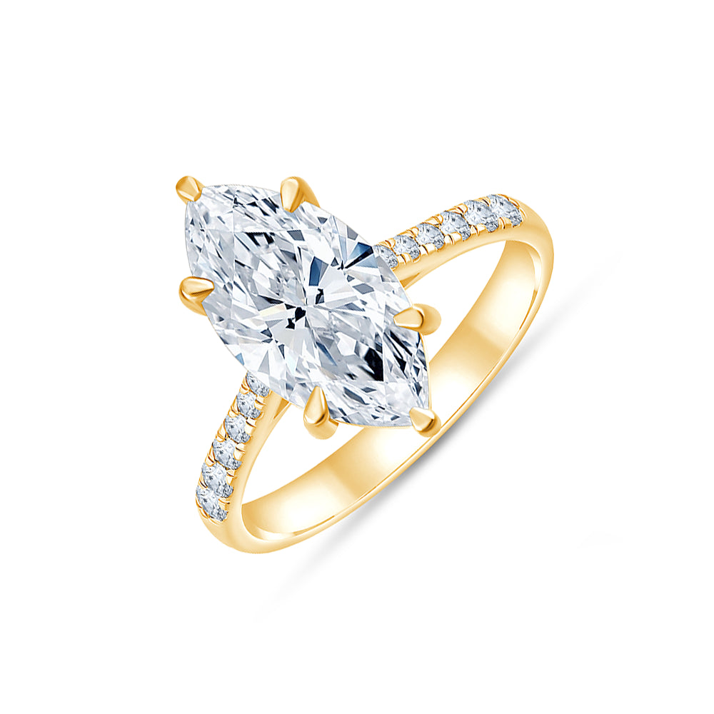 Marquise Cut Solitaire Ring