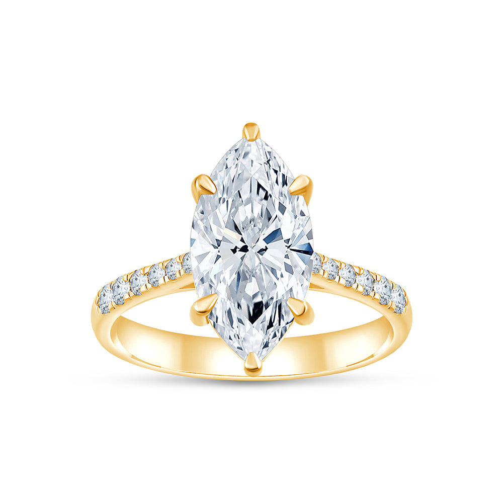 Marquise Cut Solitaire Ring