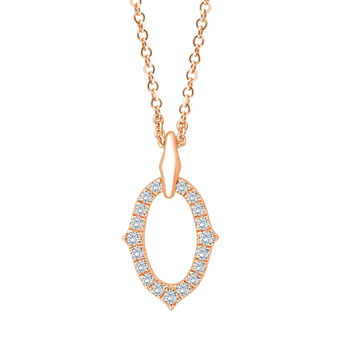 Channel Open Oval Pendant