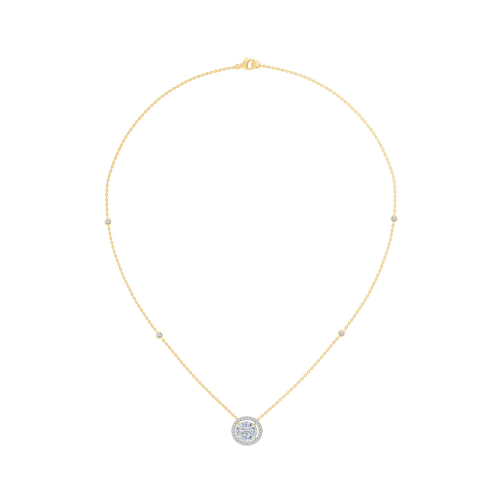 Brilliant Cluster Halo Station Pendant 