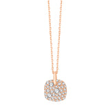 Cushion Charm Pavé Pendant