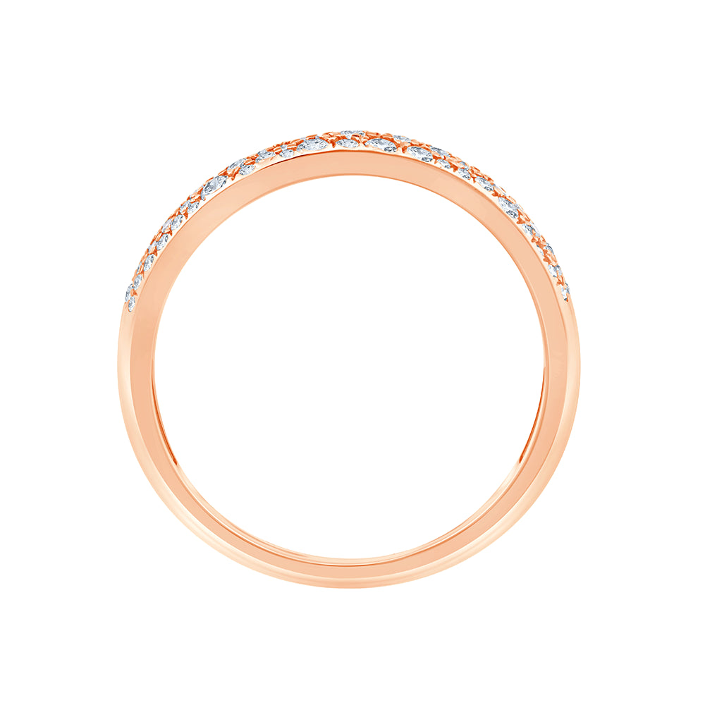 Brilliant Cut Pav Diamond Band
