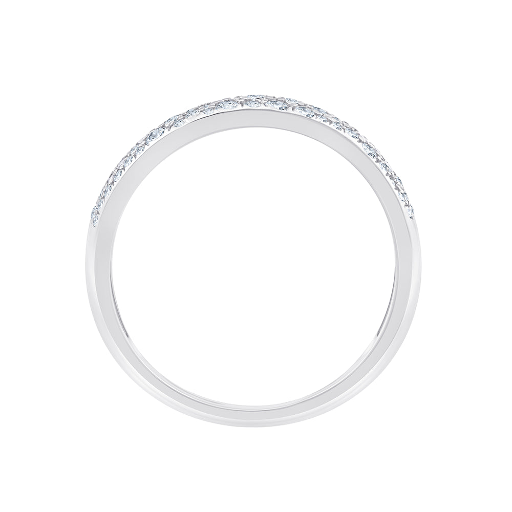 Brilliant Cut Pav Diamond Band