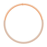 Diamond Line Coil Necklace
