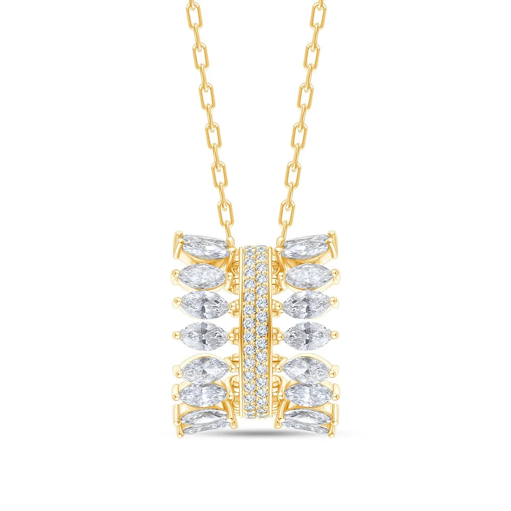 Marquise Leaf Pendant