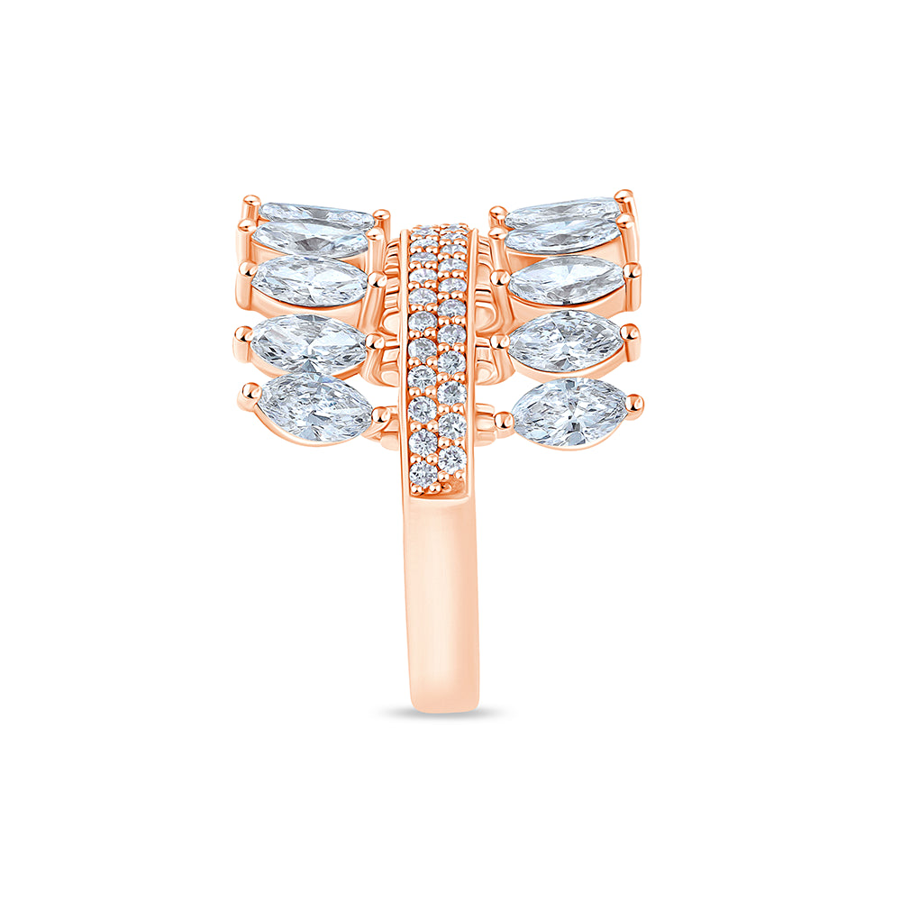 Marquise Leaf Ring