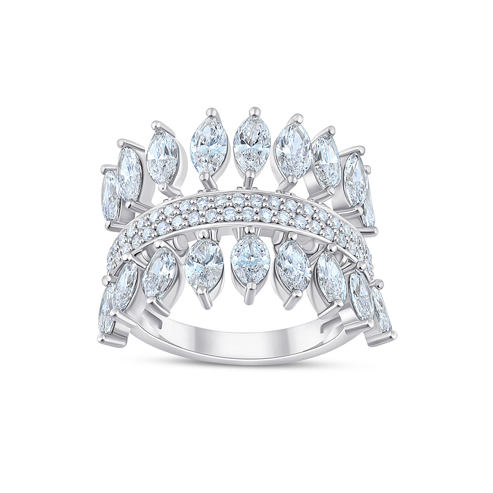 Marquise Leaf Ring