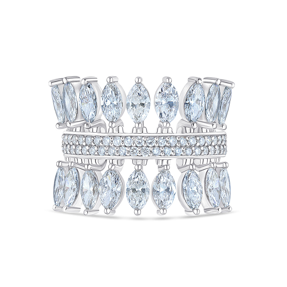 Marquise Leaf Ring