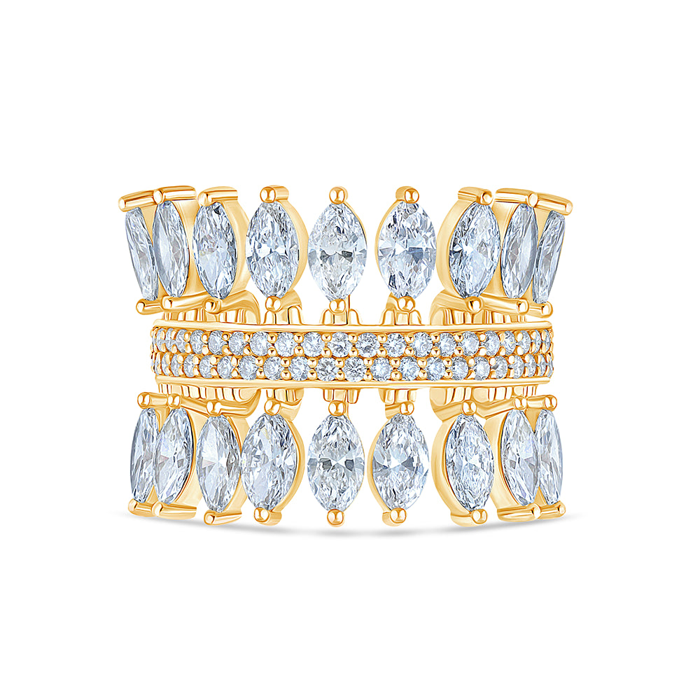 Marquise Leaf Ring