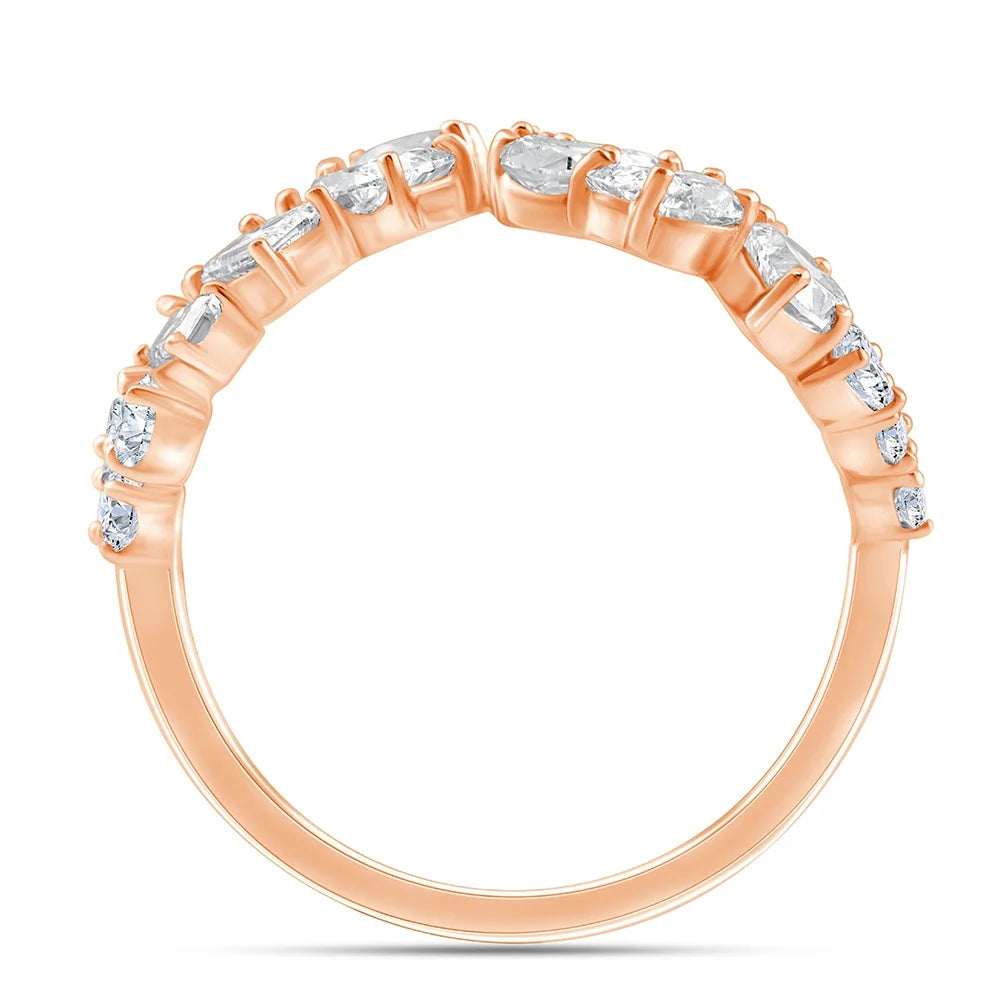 Mixed Cut Scattered Open Ring