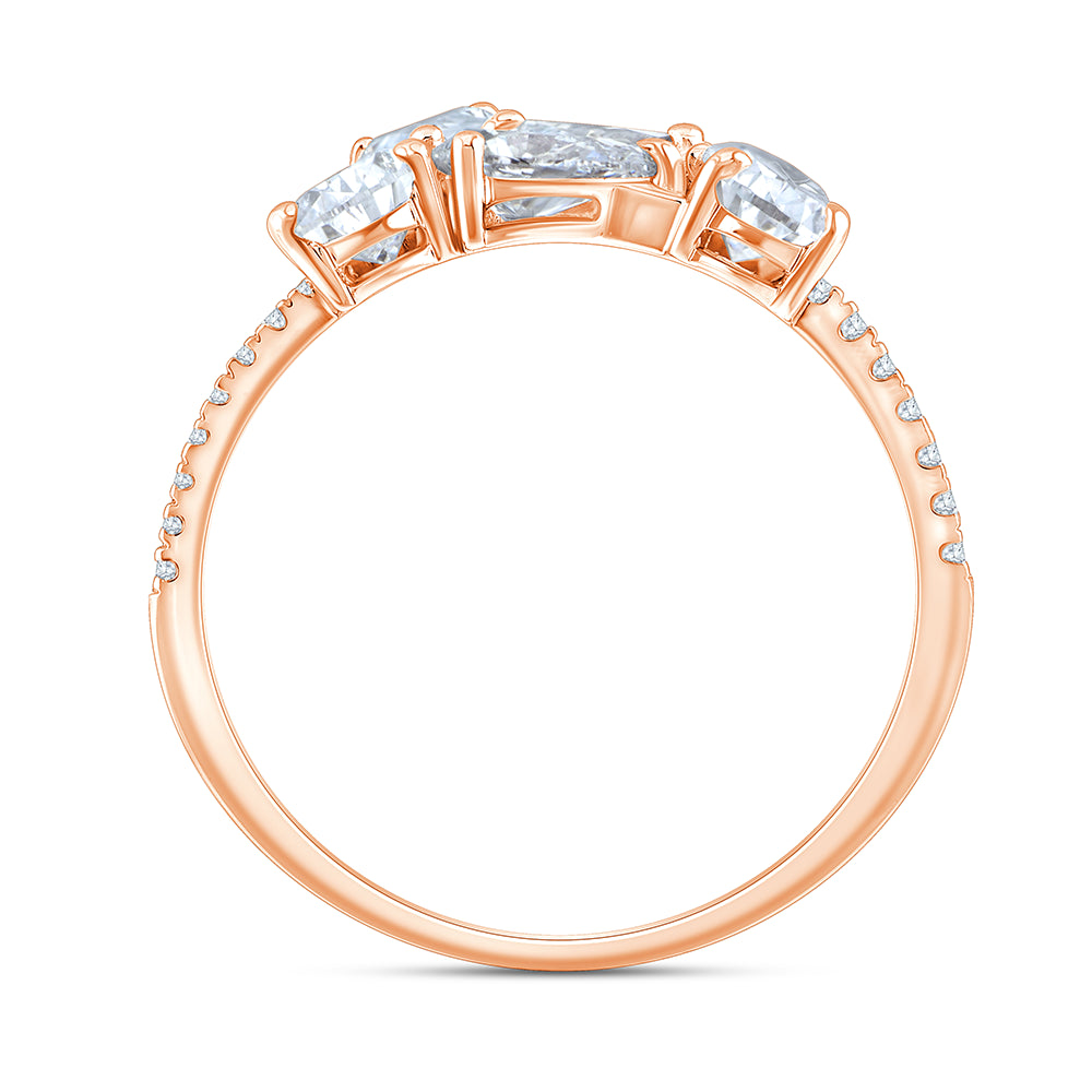 Pear Cut Cocktail Ring