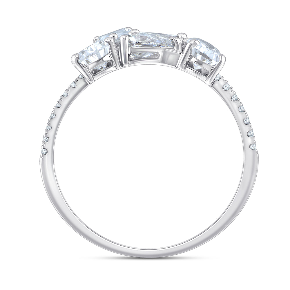 Pear Cut Cocktail Ring