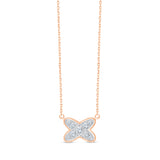 Brilliant Cut X Motif Pendant