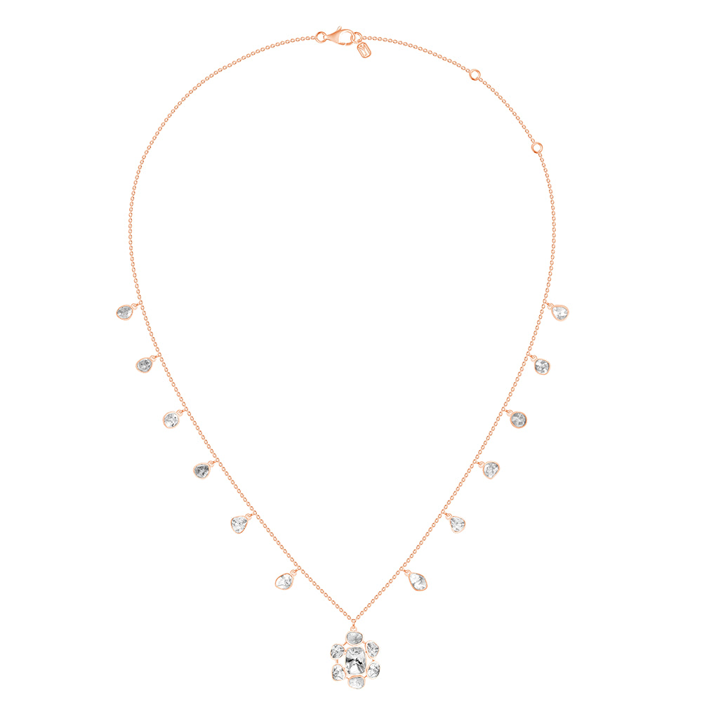 Polki Dangle Necklace