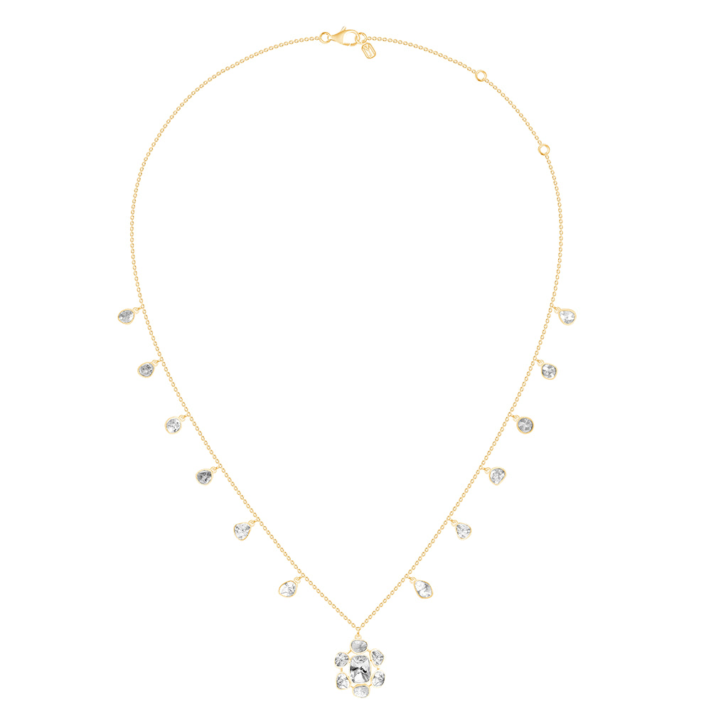 Polki Dangle Necklace