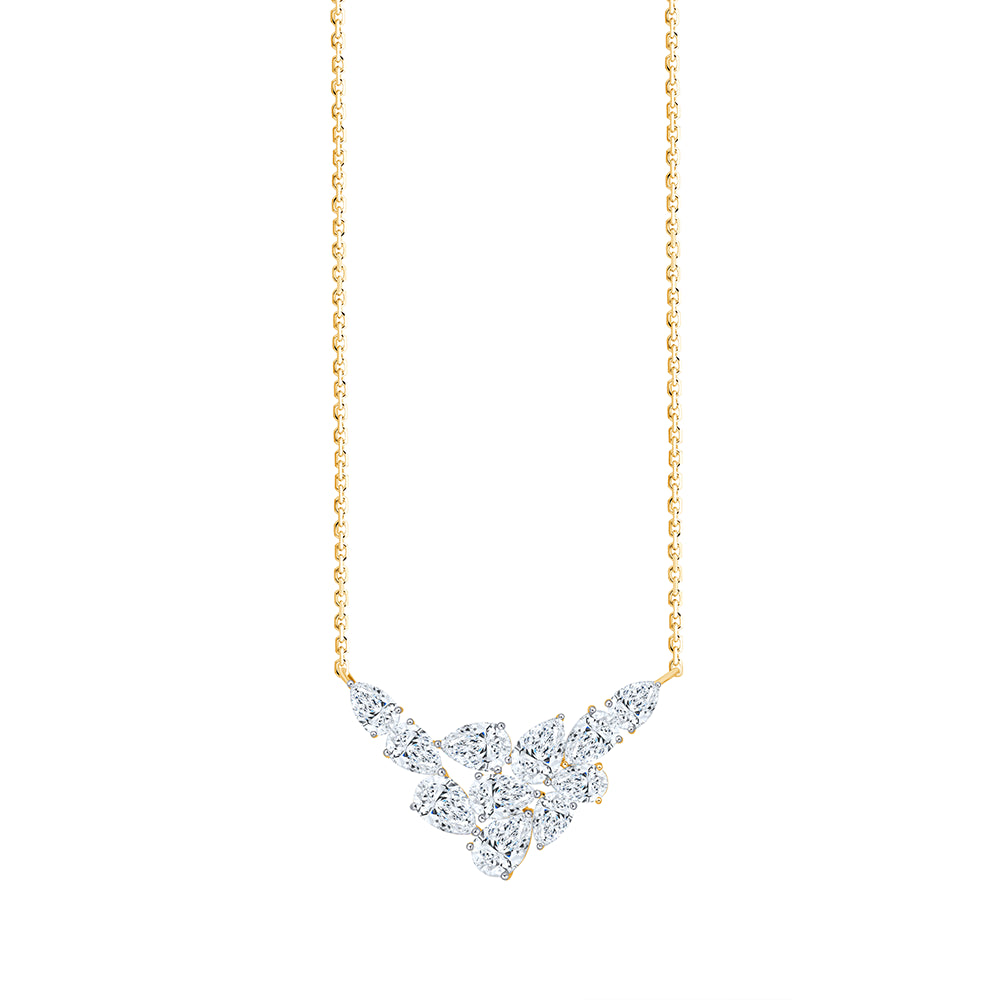 Pear Cut VShaped Pendant